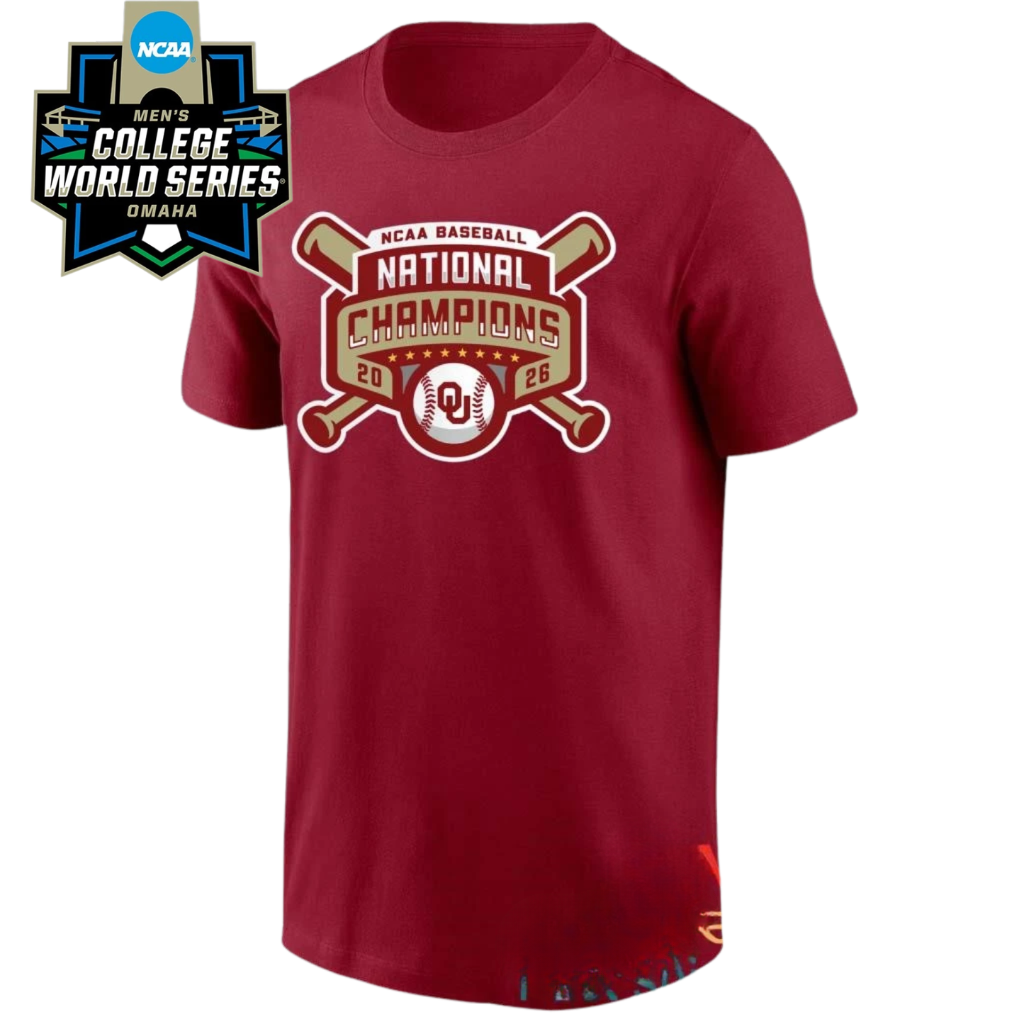OU 2026 NCAA Men’s Baseball National Champions One Side T-Shirt V2-DTD