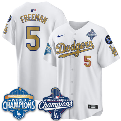 LAD 2025 World Series Champions Jersey - All Stitched-DTD