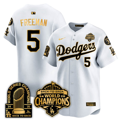 LAD 2025 World Series Champions Jersey - 9x Champs - All Stitched-DTD