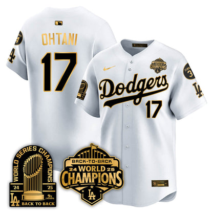 LAD 2025 World Series Champions Jersey - 9x Champs - All Stitched-DTD