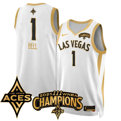 Las Vegas Aces 2025 WNBA Championship Jersey - All Stitched-DTD