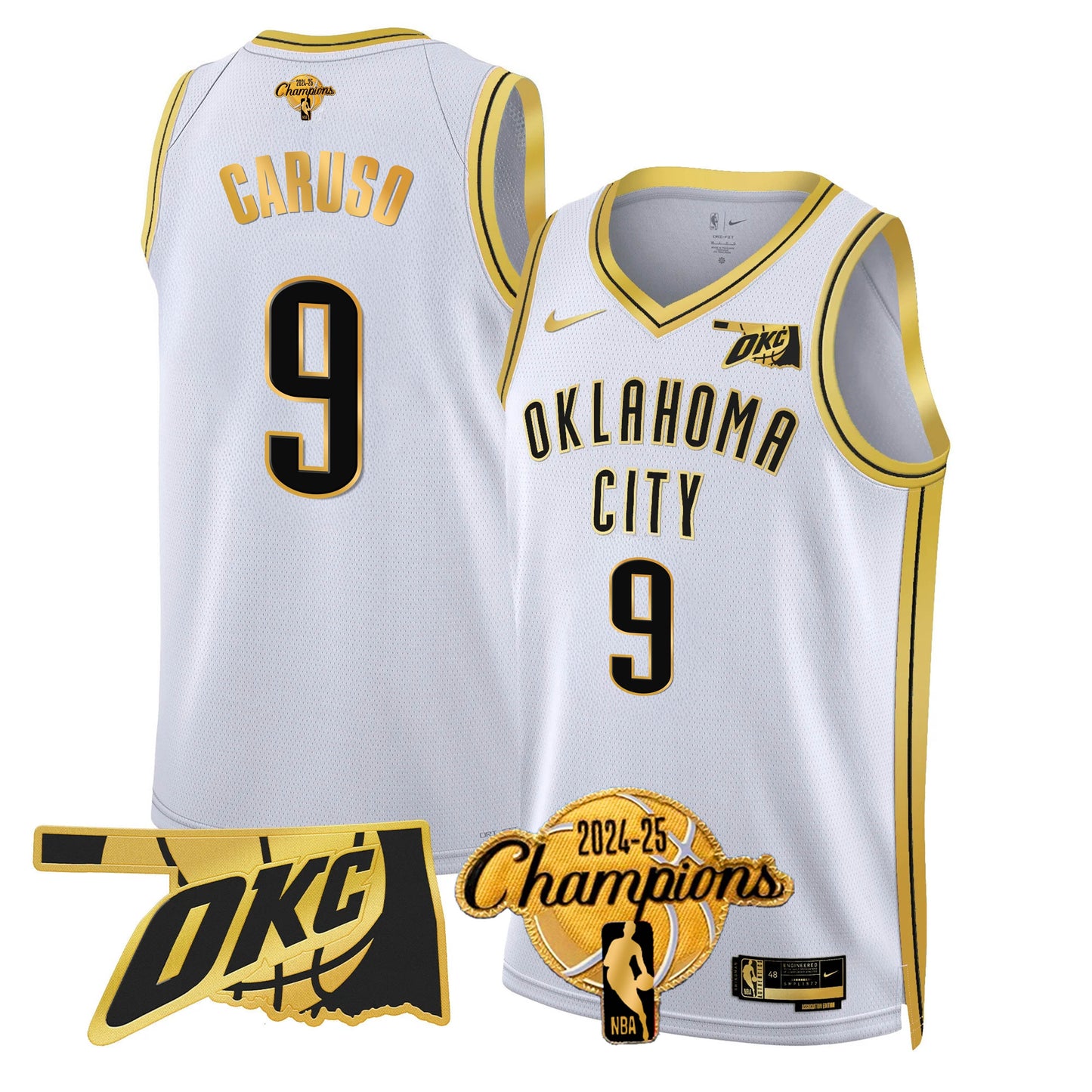 OKC 2024-25 Champions Jersey - All Stitched-DTD