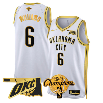OKC 2024-25 Champions Jersey - All Stitched-DTD