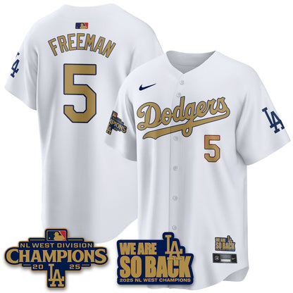LAD 2025 NL West Division Champions Jersey - All Stitched-DTD