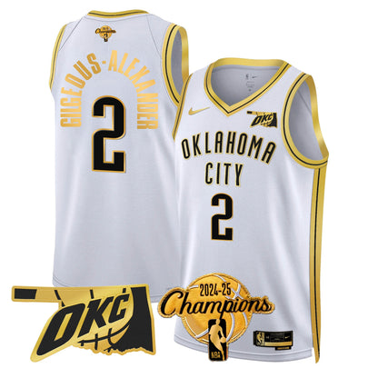 OKC 2024-25 Champions Jersey - All Stitched-DTD
