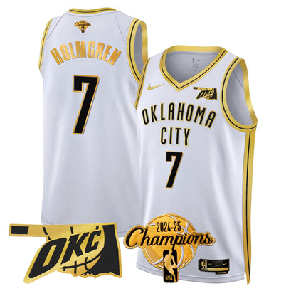 OKC 2024-25 Champions Jersey - All Stitched-DTD