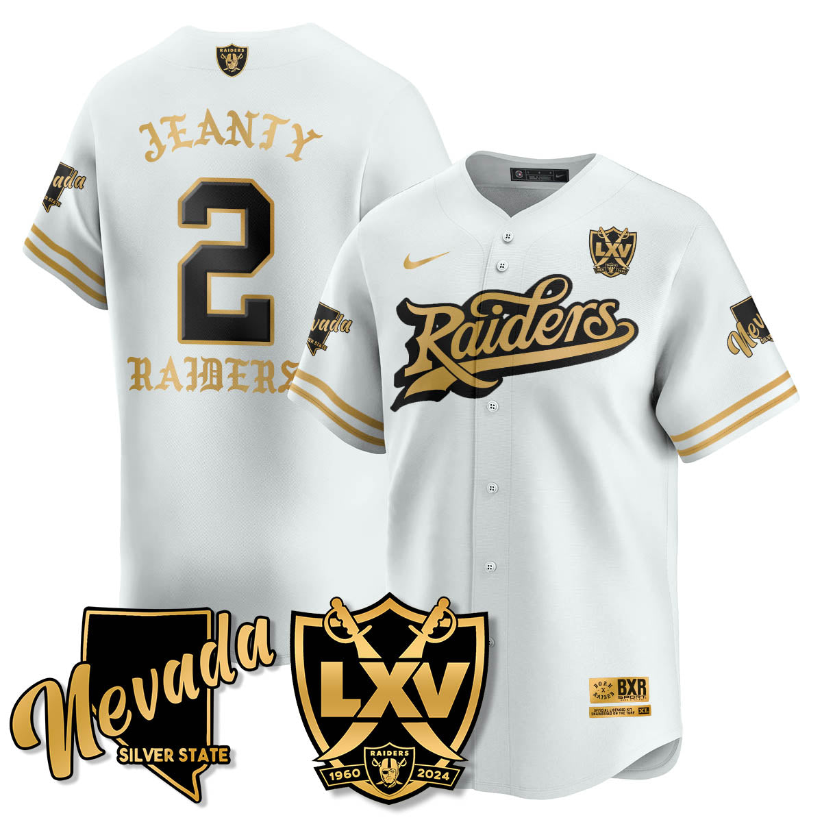 LVR Born x Raised Baseball Jersey - All Stitched-DTD