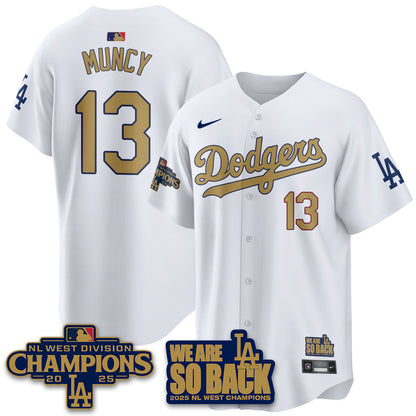 LAD 2025 NL West Division Champions Jersey - All Stitched-DTD