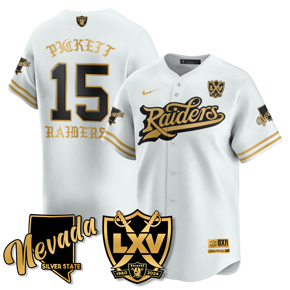 LVR Born x Raised Baseball Jersey - All Stitched-DTD