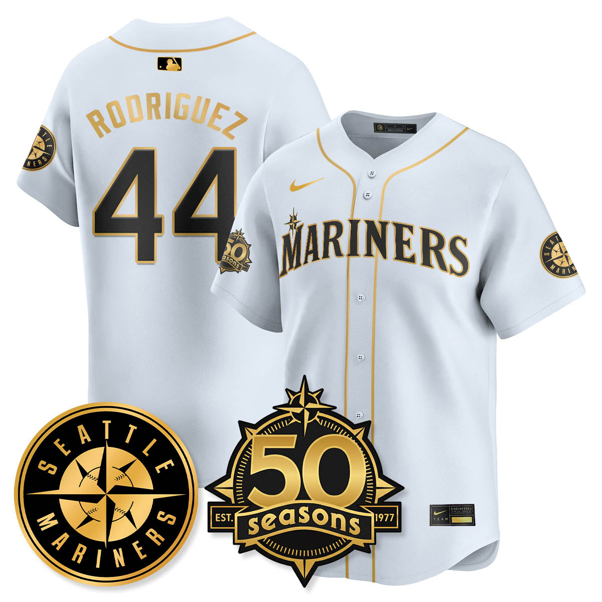 SEA Vapor Premier Limited Jersey - 50th Anniversary - All Stitched-DTD