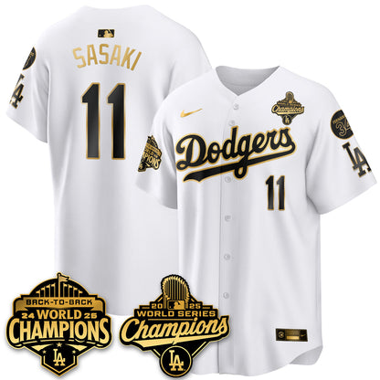 LAD 2025 World Series Champions Jersey - All Stitched-DTD