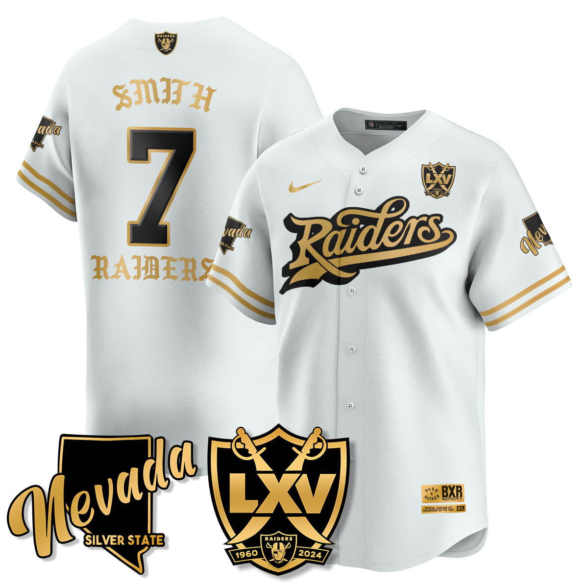 LVR Born x Raised Baseball Jersey - All Stitched-DTD