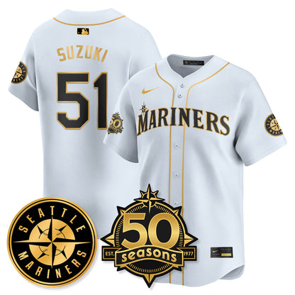 SEA Vapor Premier Limited Jersey - 50th Anniversary - All Stitched-DTD