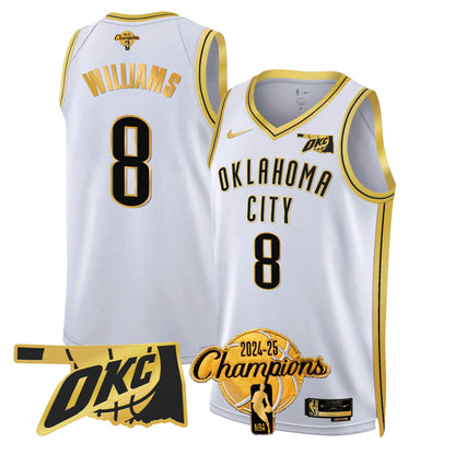 OKC 2024-25 Champions Jersey - All Stitched-DTD