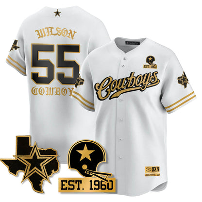DAL Born x Raised Baseball Jersey - All Stitched-DTD