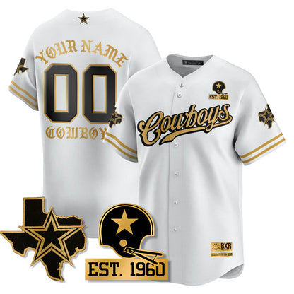 DAL Born x Raised Baseball Jersey - All Stitched-DTD