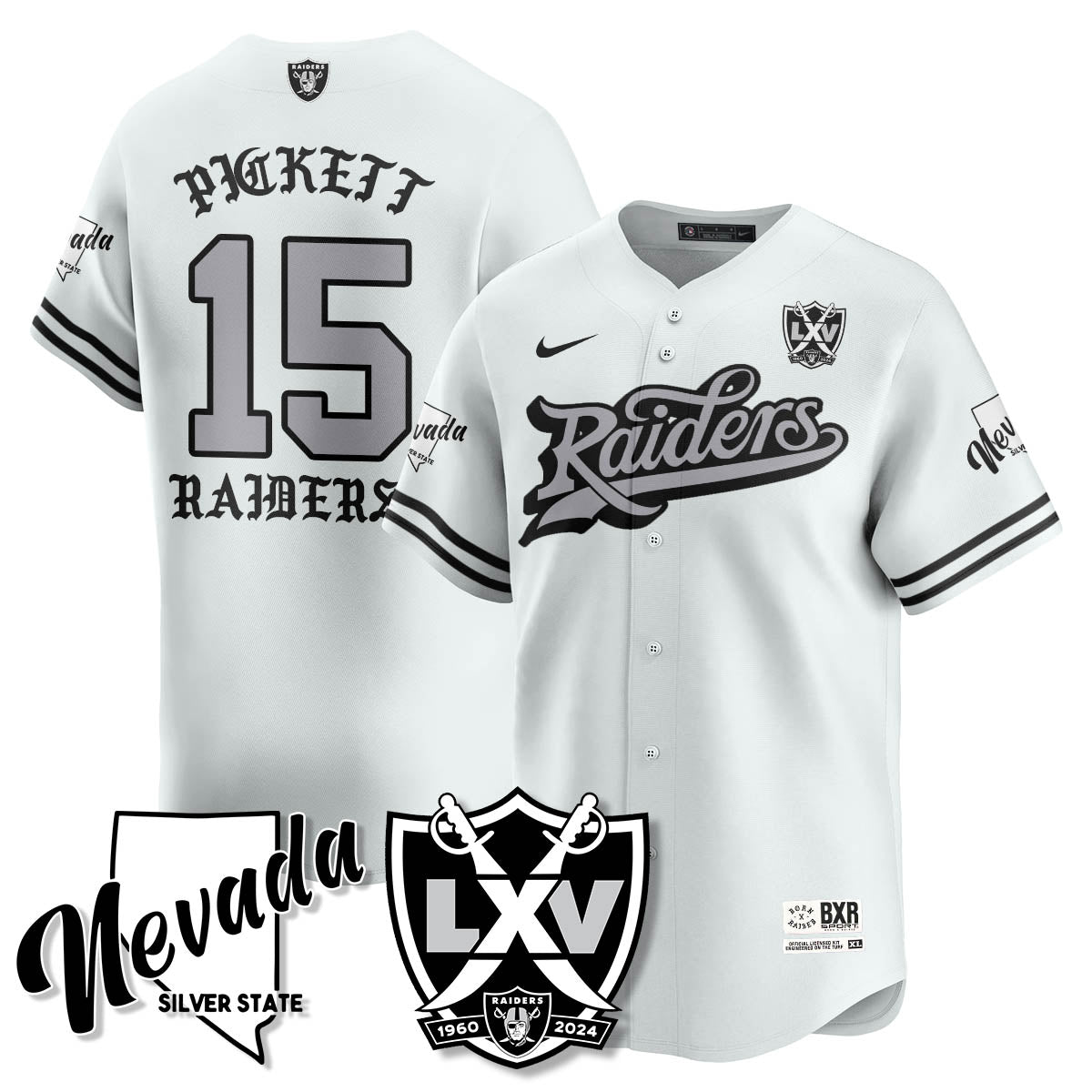 LVR Born x Raised Baseball Jersey - All Stitched-DTD