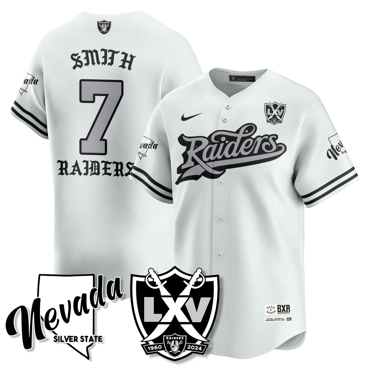 LVR Born x Raised Baseball Jersey - All Stitched-DTD
