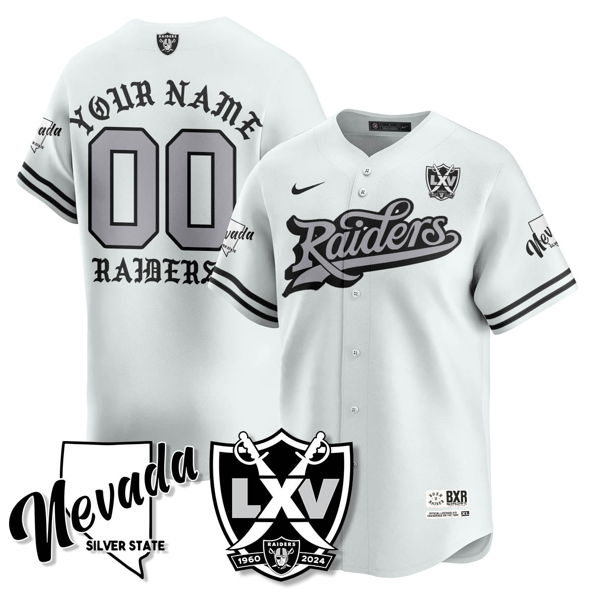 LVR Born x Raised Baseball Jersey - All Stitched-DTD