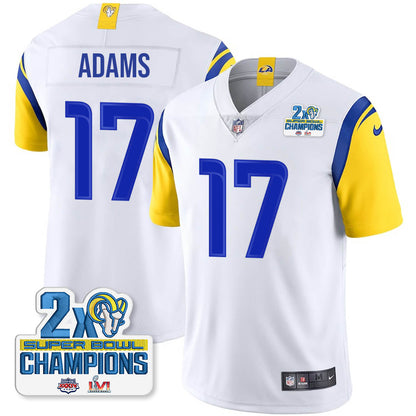 LAR 2-Time Champions Patch Vapor Limited Jersey - All Stitched 1-DTD