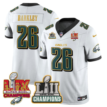 PHI LII-LIX Super Bowl Champions Vapor Limited Gold Jersey - All Stitched-DTD