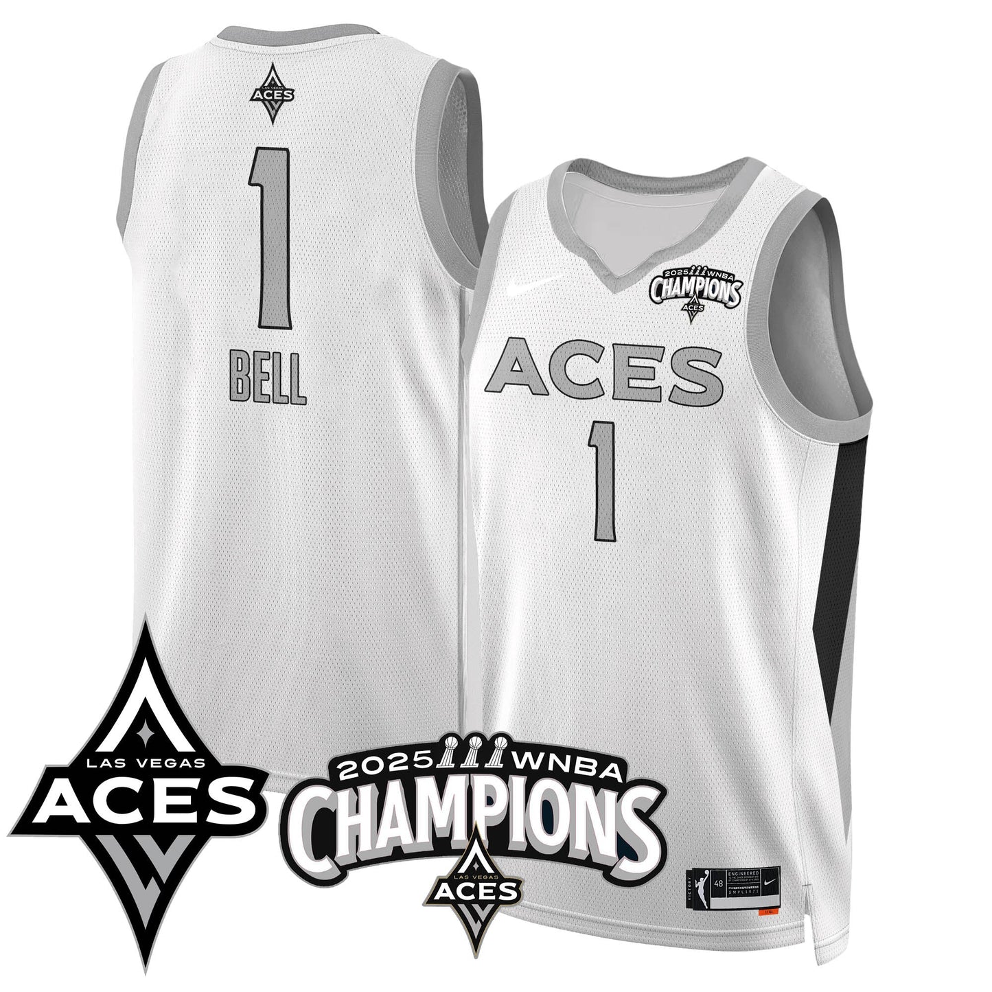 Las Vegas Aces 2025 WNBA Championship Jersey - All Stitched-DTD