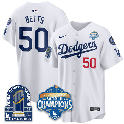 LAD 2025 World Series Champions Jersey - 9x Champs - All Stitched-DTD