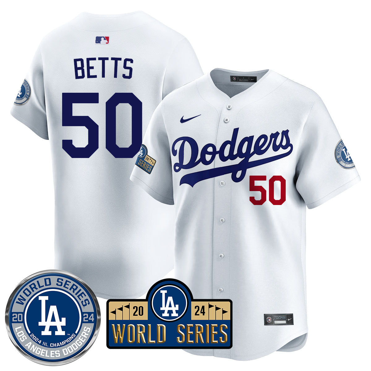 LAD World Series 2024 Jersey - All Stitched-DTD