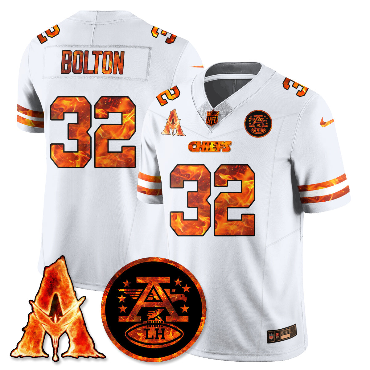 KC x Avatar 3 Fire and Ash Jersey - Stitched-DTD