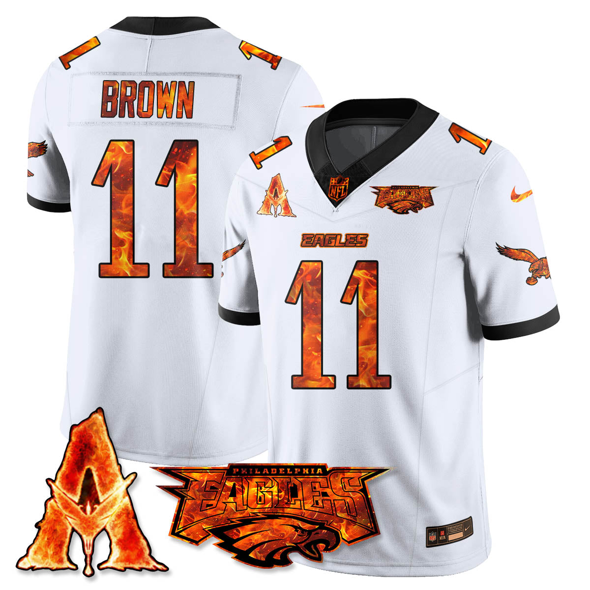 PHI x Avatar 3 Fire and Ash Jersey - Stitched-DTD