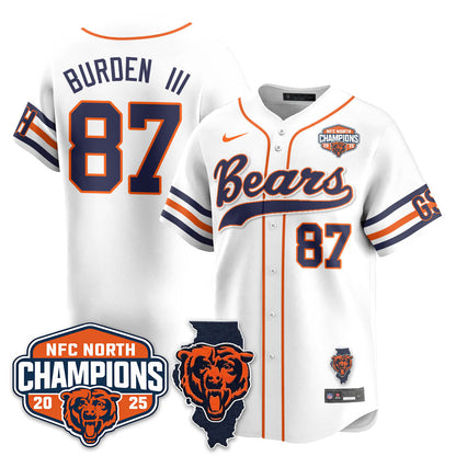 CHI  NFC North Division Champions Vapor Limited Baseball Jersey - All Stitched-DTD