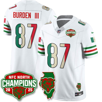 CHI Mexico NFC North Division Champions Vapor Limited Jersey - All Stitched-DTD