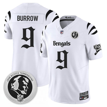 CIN Gothic Vapor Limited Jersey - John Madden Patch - All Stitched-DTD