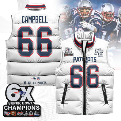 NE 6-Time Champions Unisex Puffer Vest-DTD