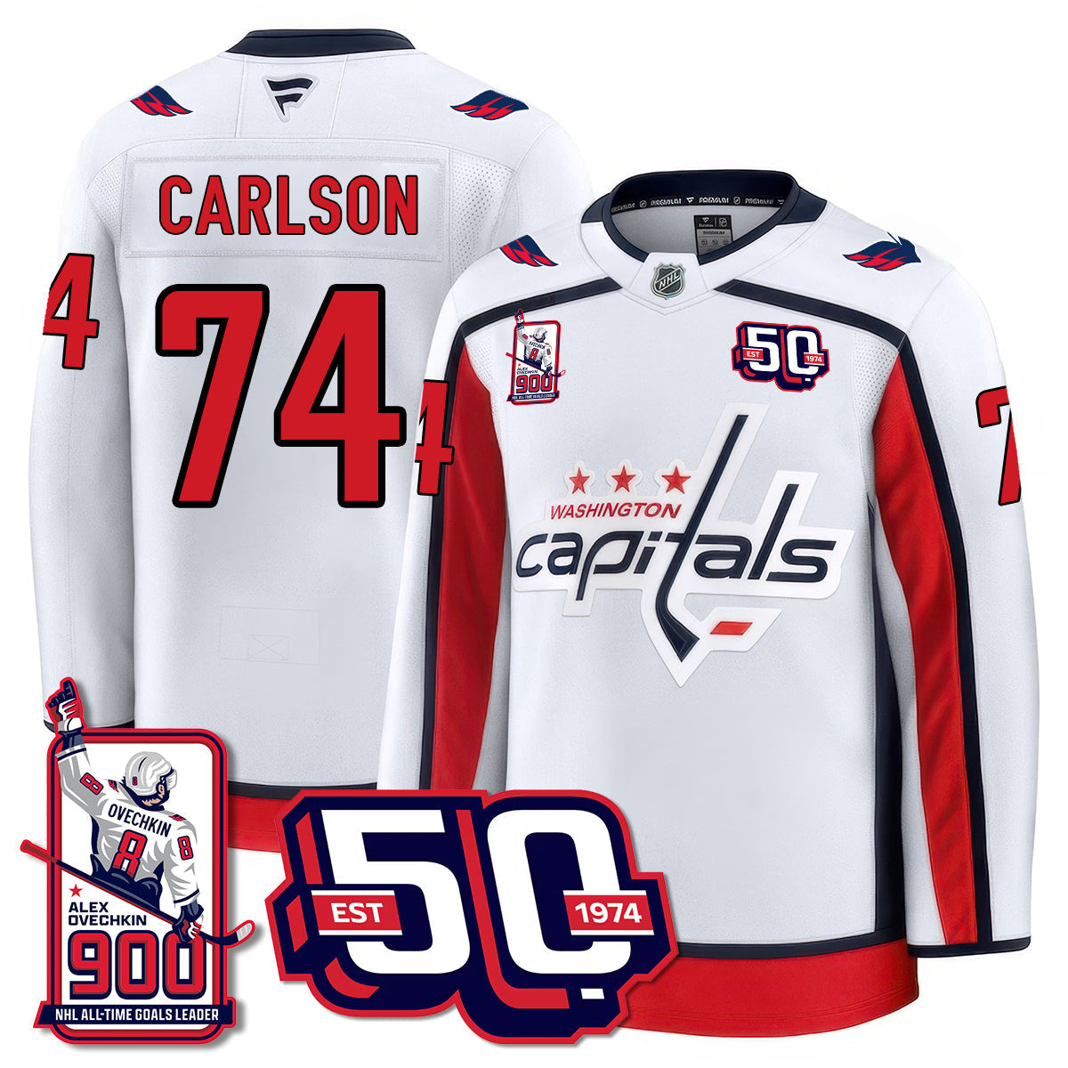 WSH 2025 Premium Jersey - 900 GOALS -  All Stitched-DTD