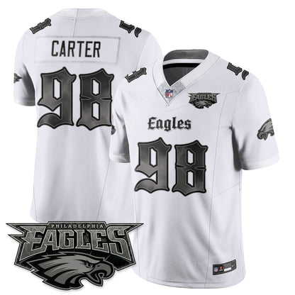 PHI 'Dark Gothic Philly' Vapor Limited Jersey - All Stitched-DTD