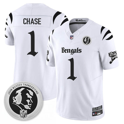 CIN Gothic Vapor Limited Jersey - John Madden Patch - All Stitched-DTD