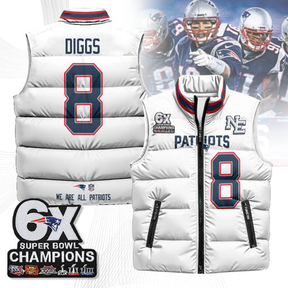 NE 6-Time Champions Unisex Puffer Vest-DTD