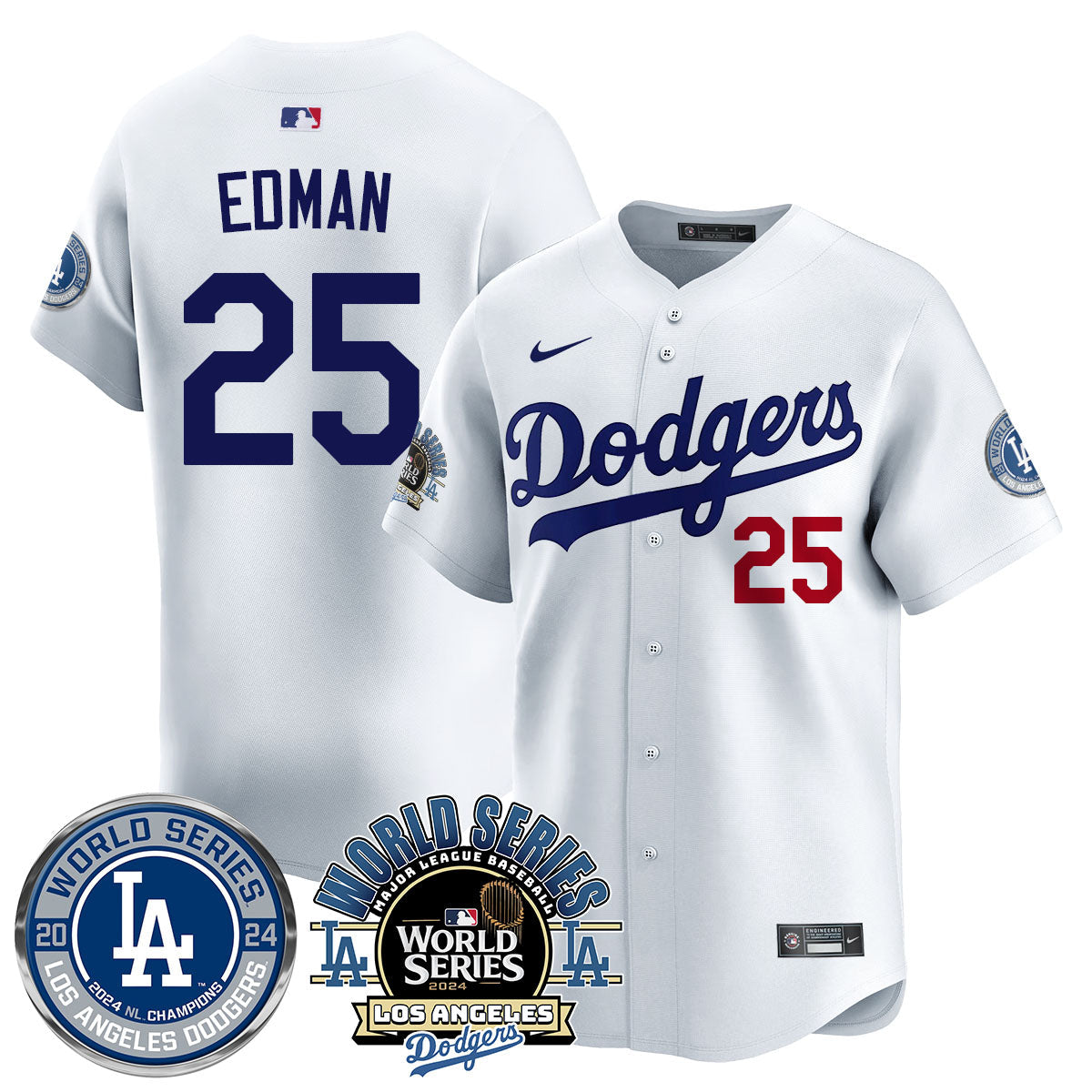 LAD World Series 2024 Jersey - All Stitched-DTD