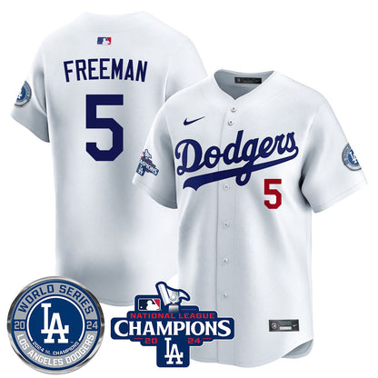 LAD World Series NL Champions Jersey - All Stitched-DTD