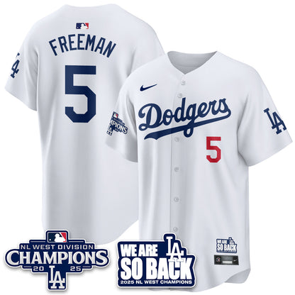 LAD 2025 NL West Division Champions Jersey - All Stitched-DTD