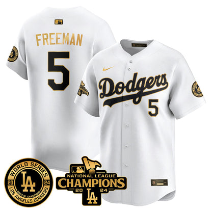 LAD World Series NL Champions Jersey - All Stitched-DTD