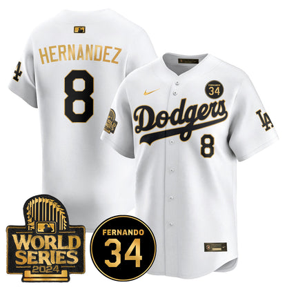 Dodgers Fernando Valenzuela Memorial Jersey - All Stitched-DTD