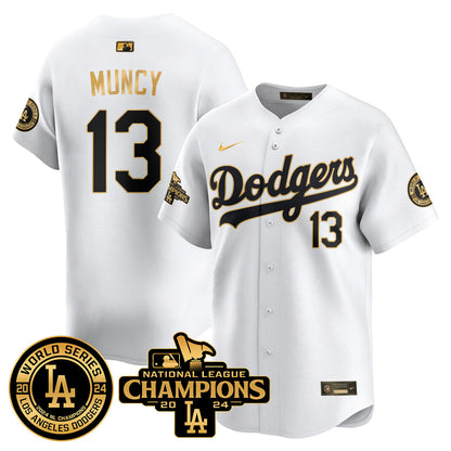 LAD World Series NL Champions Jersey - All Stitched-DTD