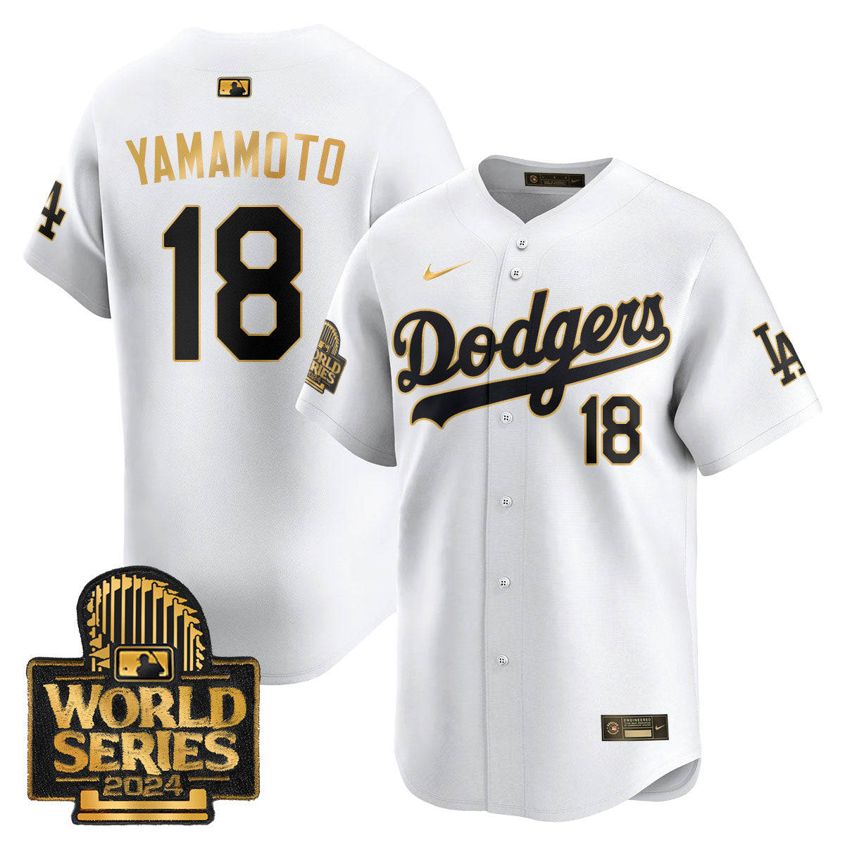LAD World Series 2024 Jersey - All Stitched-DTD