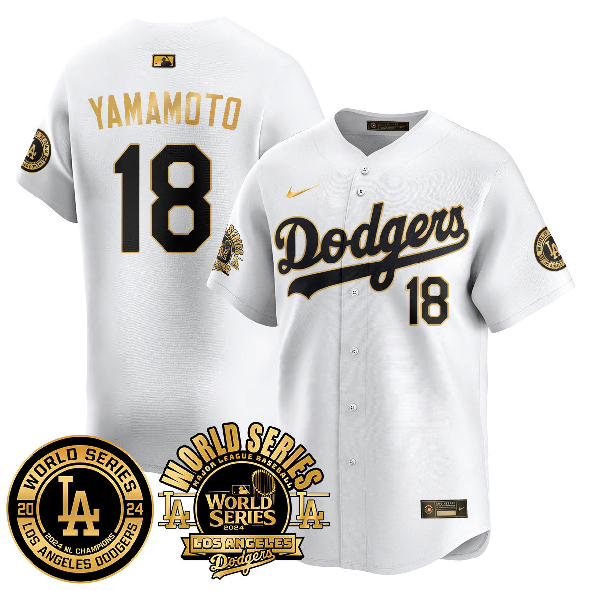LAD World Series 2024 Jersey - All Stitched-DTD
