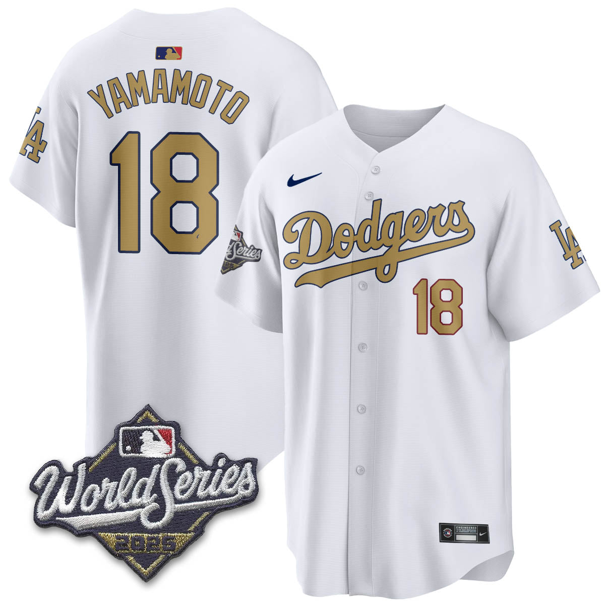 LAD 2025 World Series Jersey - All Stitched-DTD