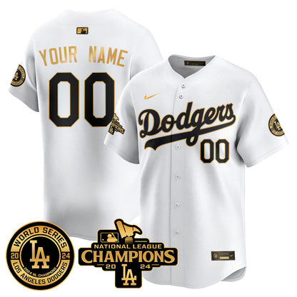 LAD World Series NL Champions Custom Jersey - All Stitched-DTD