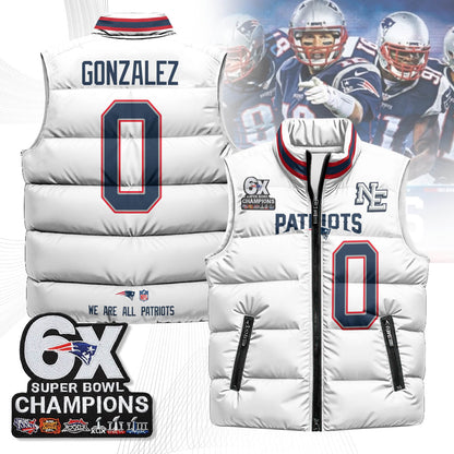 NE 6-Time Champions Unisex Puffer Vest-DTD