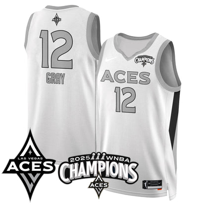 Las Vegas Aces 2025 WNBA Championship Jersey - All Stitched-DTD